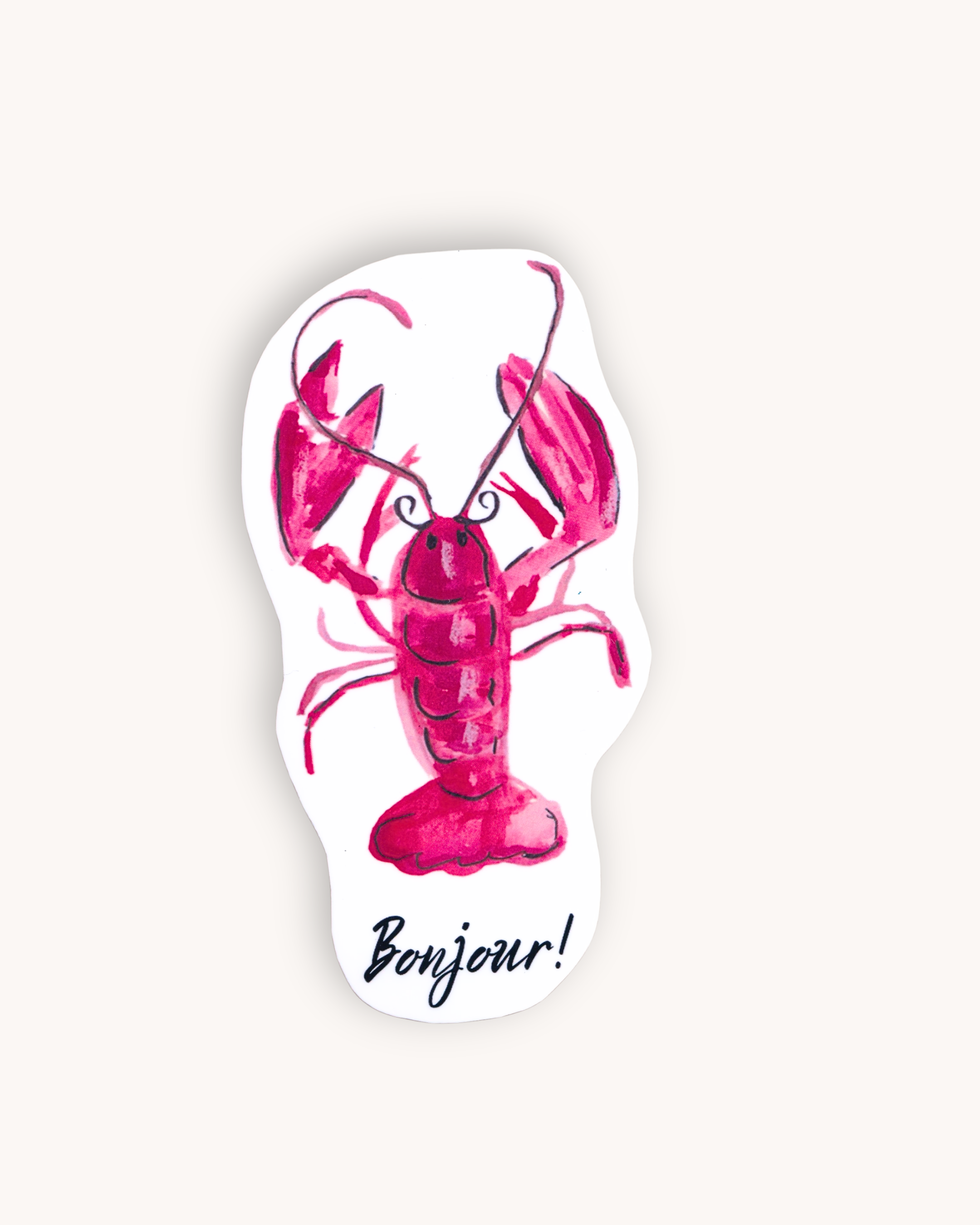 Sticker "Bonjour!"