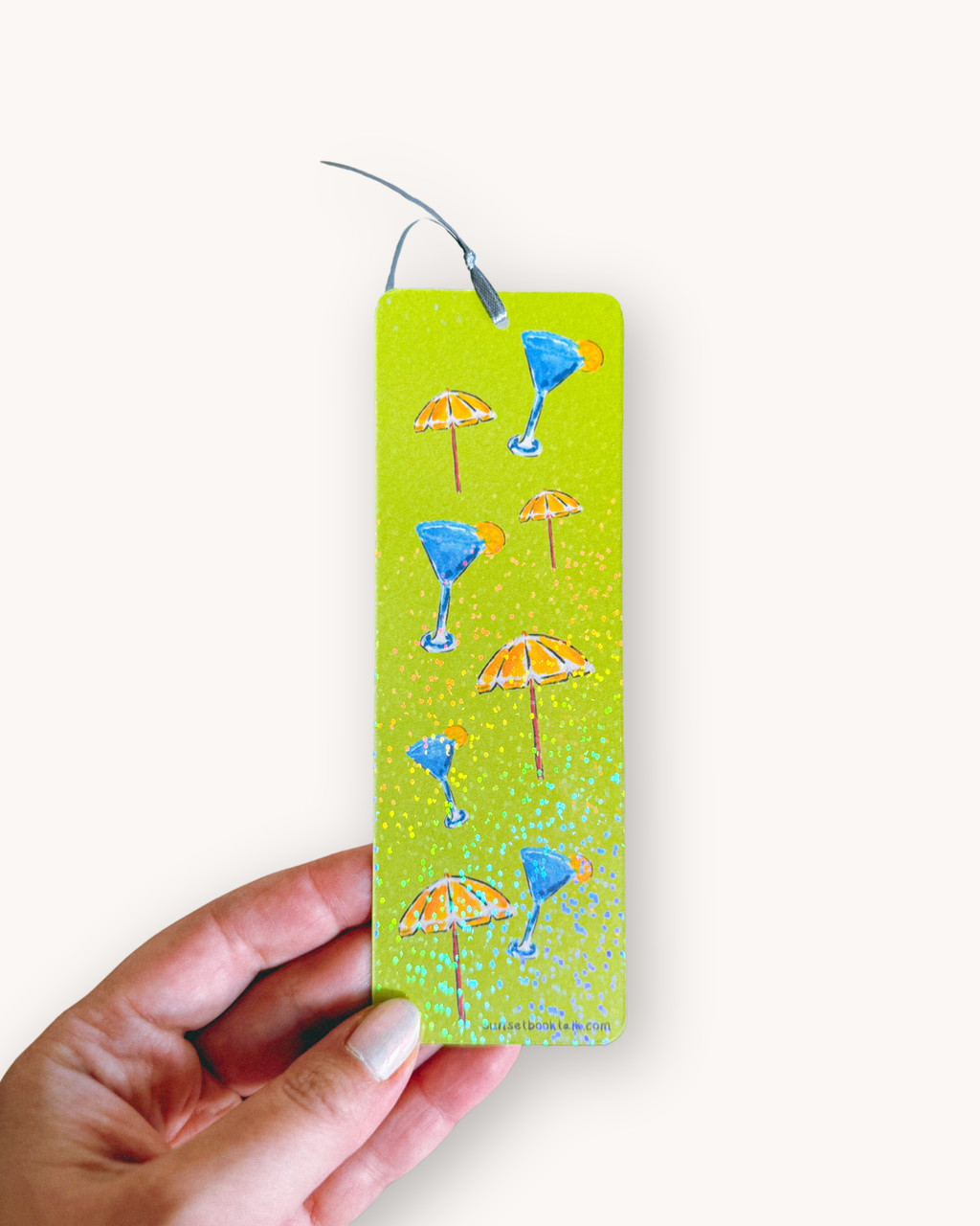 Bookmark "sunny reading hours" - holographic