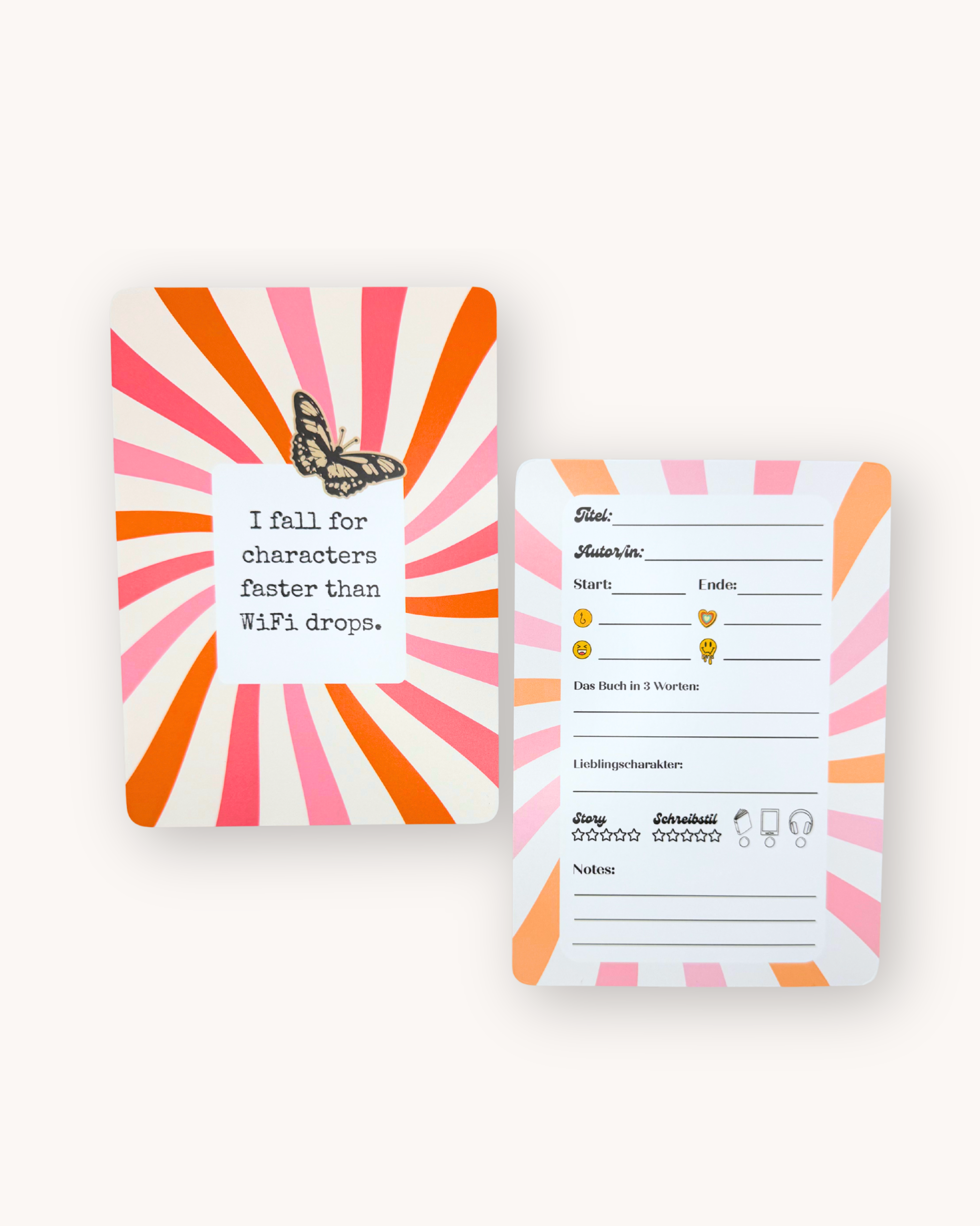 Bookmark Reading Note | 4 pcs.