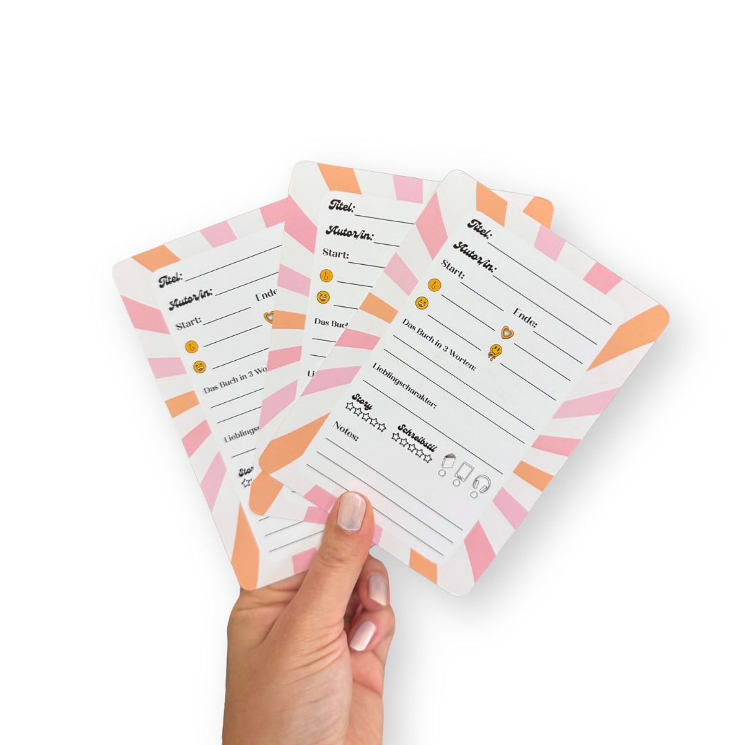 Leave-in Lesezeichen | 3 Stück | Reading Notes & Lesezeichen in einem