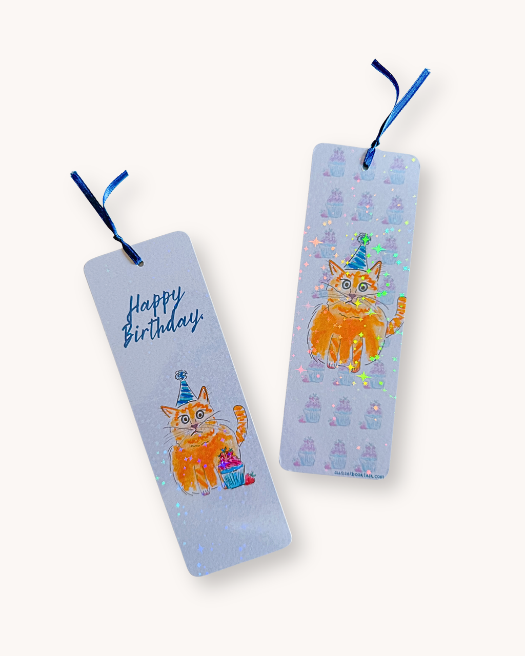 Bookmark "birthday" - holographic