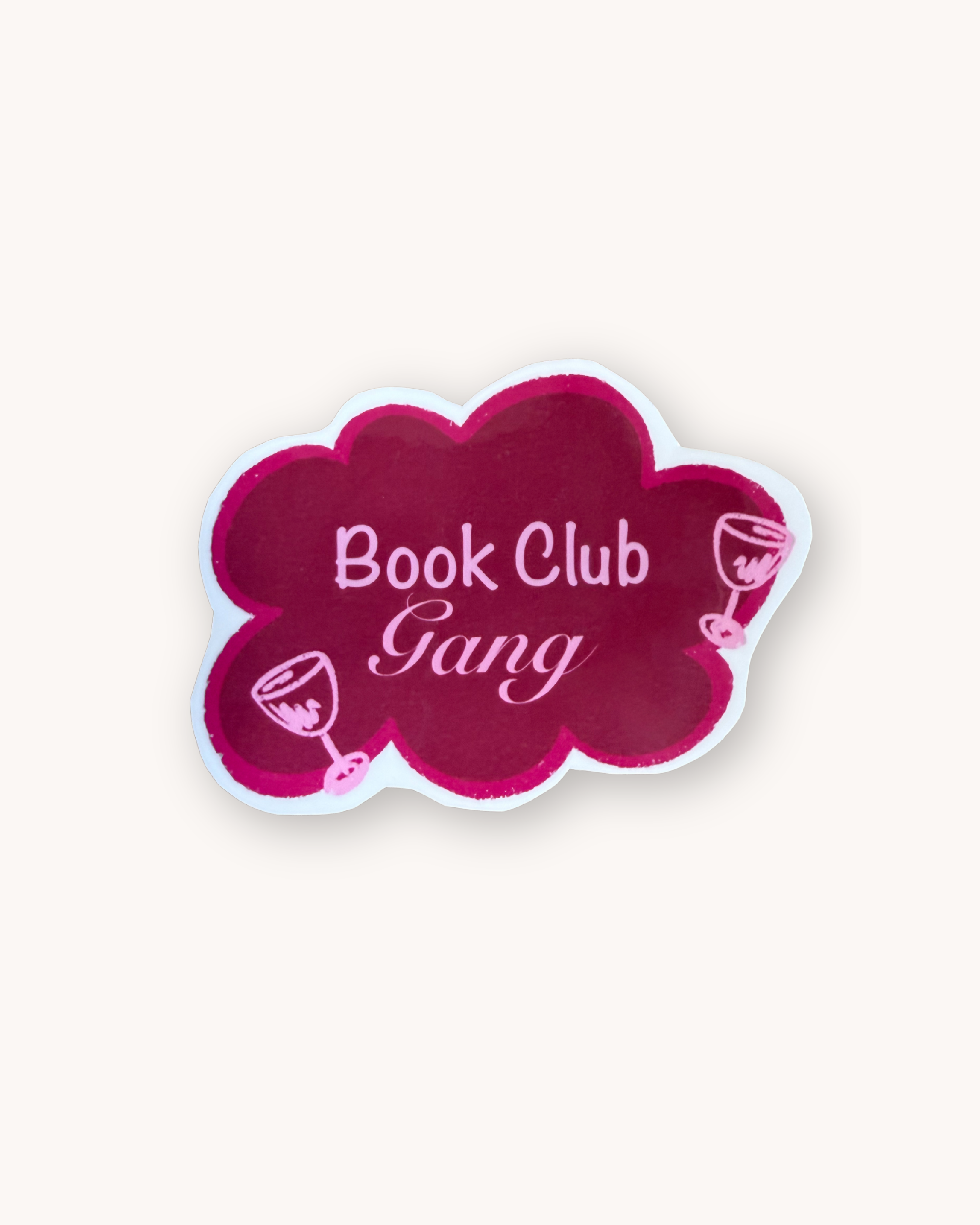Sticker "book club gang"