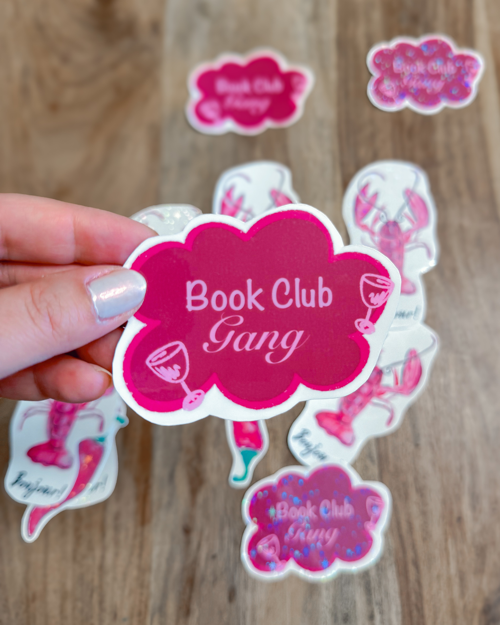 Sticker "book club gang"