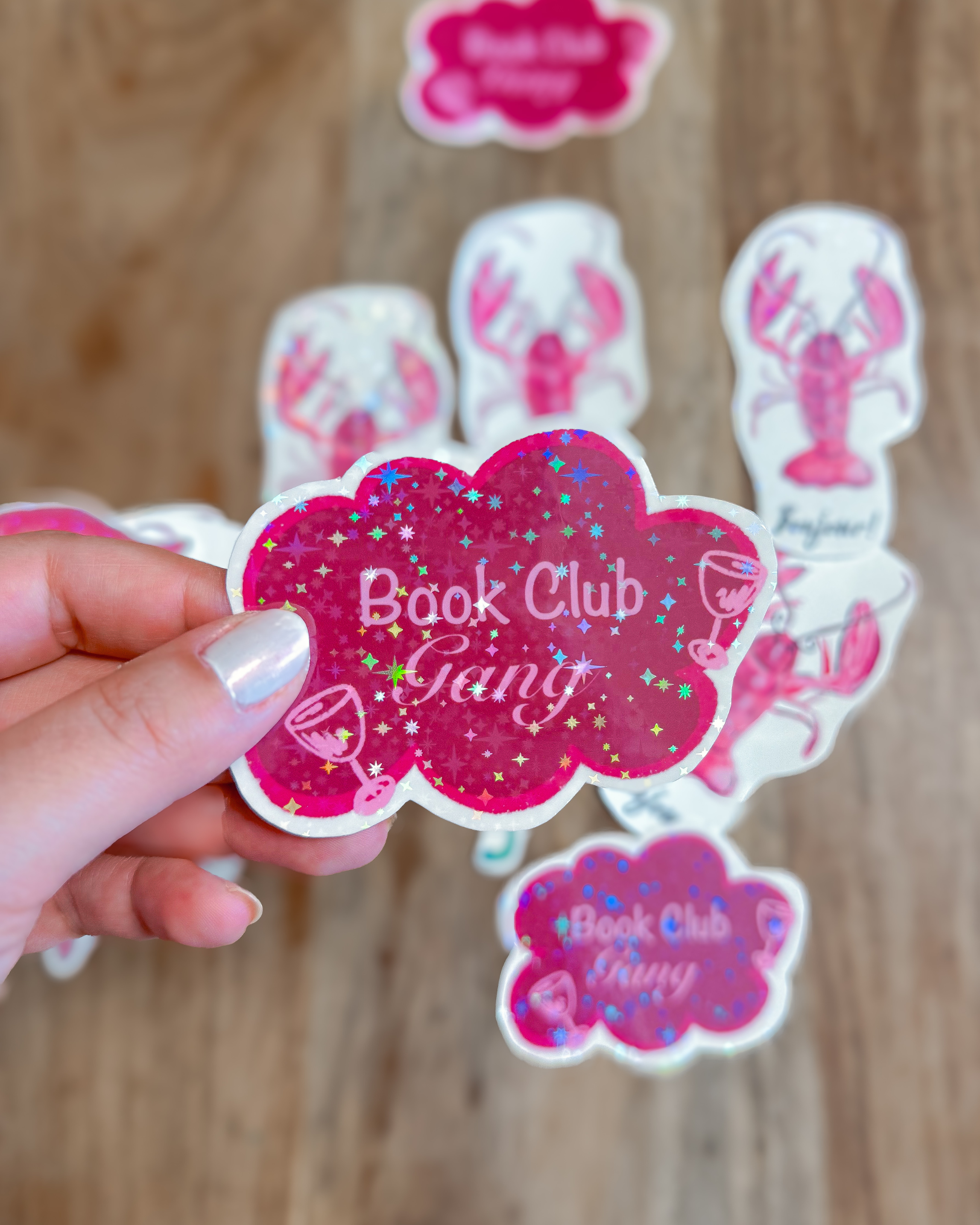 Sticker "book club gang"