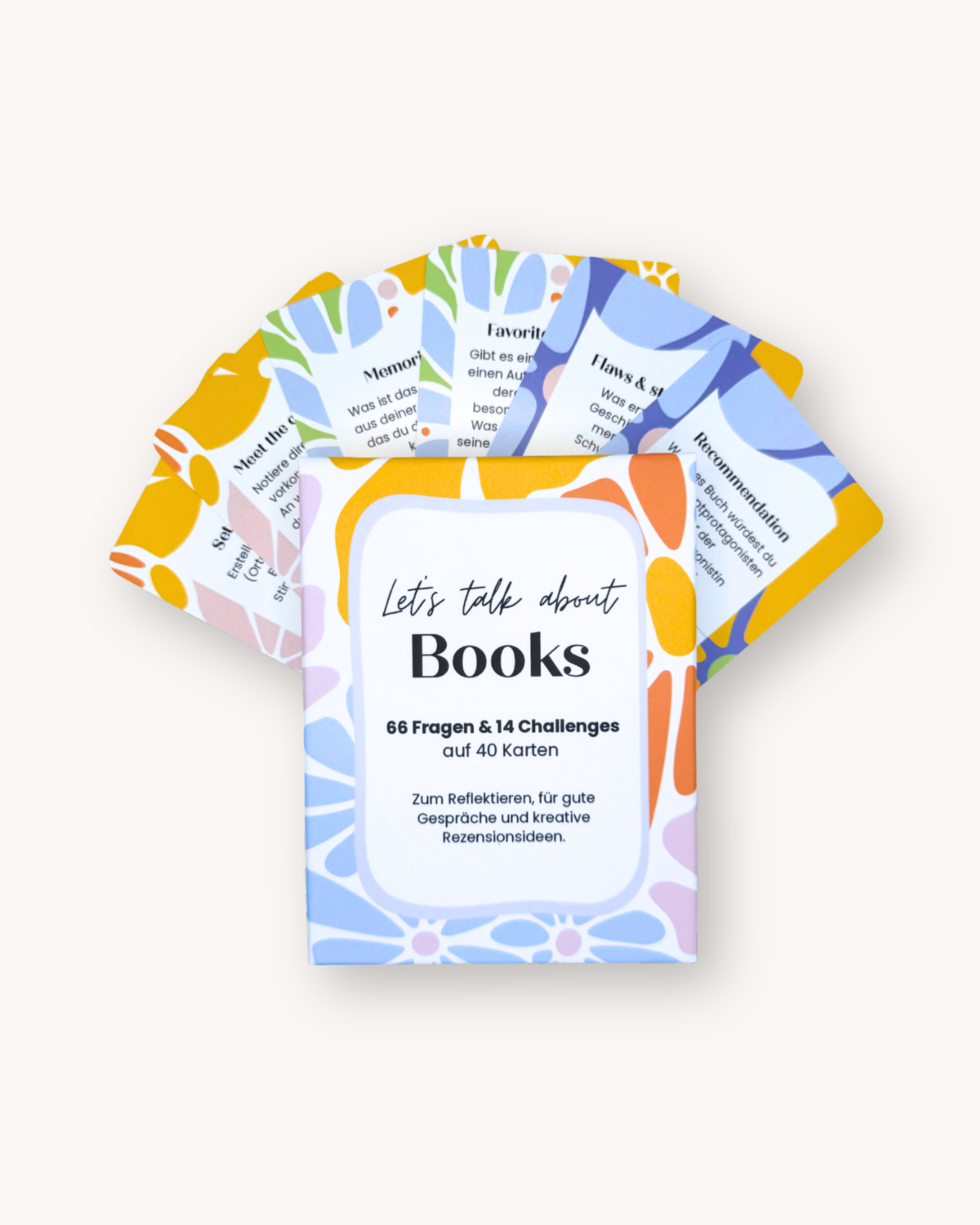 Book Talk Cards - German Edition
